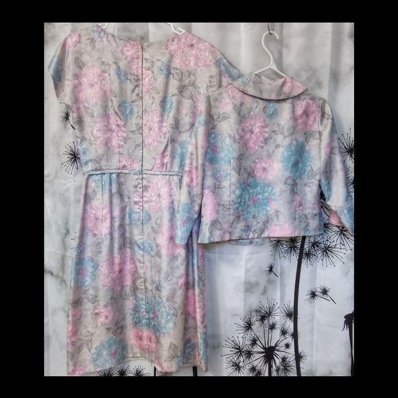 Vintage Hand made Brides Maid Dress with Matching Jacket - Picture 3 of 11